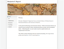 Tablet Screenshot of benjaminbagozzi.com